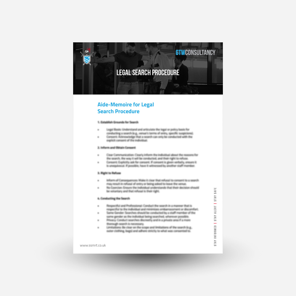 Legal Search Procedure